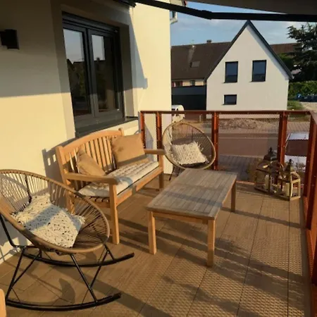 Apartmán Le Havre De Paix - Proche Obernai - 4 Etoiles - Terrasse & Parking Prives *