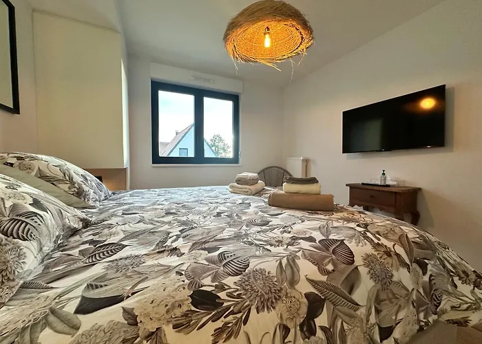 Le Havre De Paix - Proche Obernai - 4 Etoiles - Terrasse & Parking Prives Apartment Meistratzheim