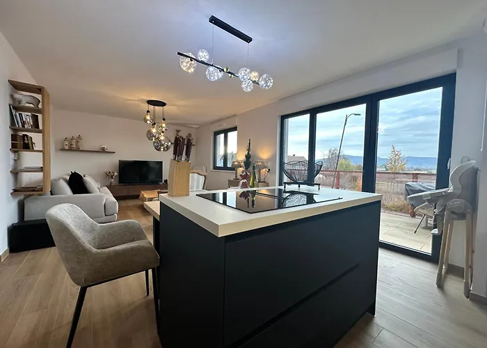 Apartment Le Havre De Paix - Proche Obernai - 4 Etoiles - Terrasse & Parking Prives