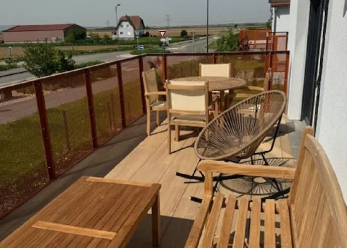 Apartment Le Havre De Paix - Proche Obernai - 4 Etoiles - Terrasse & Parking Prives Meistratzheim